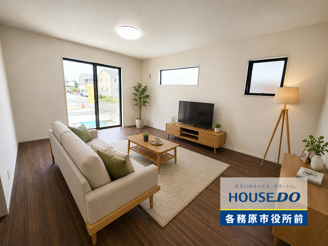 本画像はAIを用いて家具・インテリアを配置したイメージ画像です。実際の室内には家具等は設置されておりません。