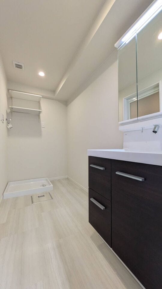 清潔感のある洗面所