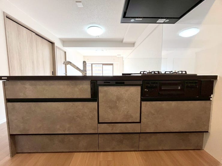 おしゃれなシステムキッチン
食洗器付き