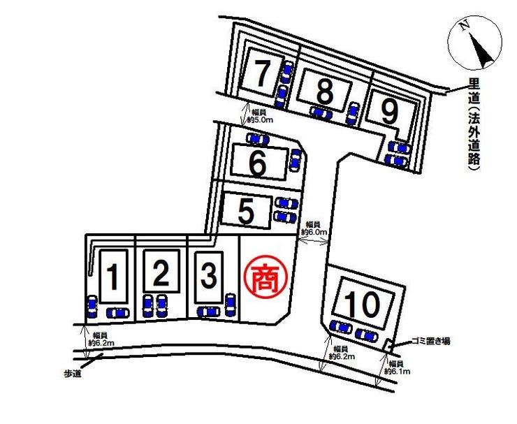 【全体区画図】
7号棟