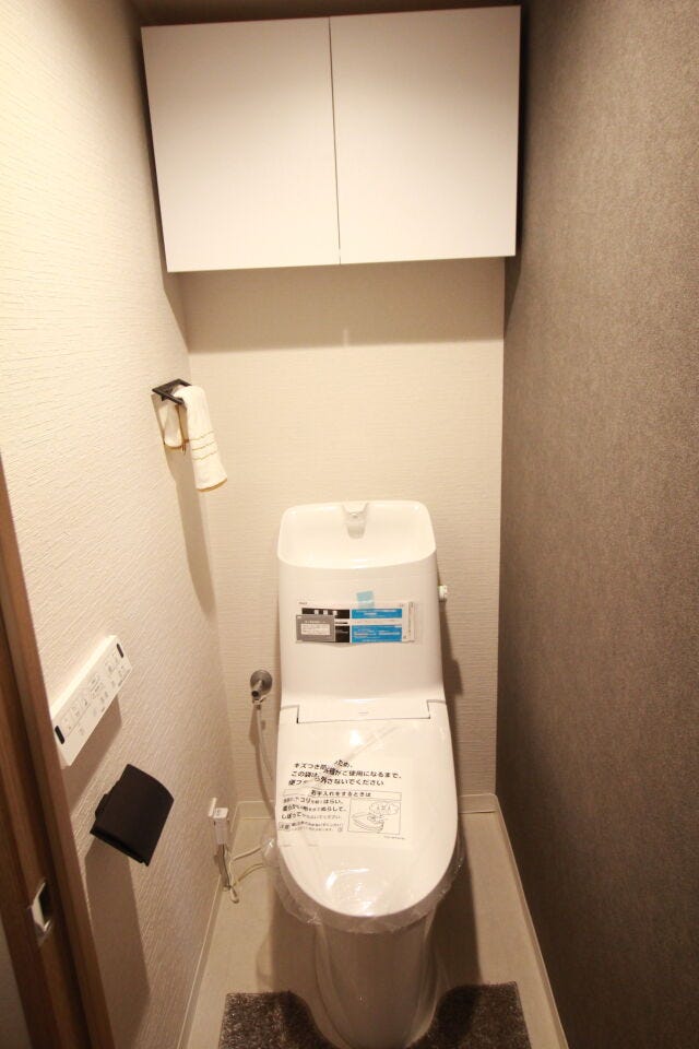 清潔感のあるトイレ。