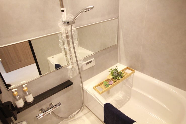 浴室は一日の疲れを癒す場所だから、家族みんながゆったりできる快適設計。