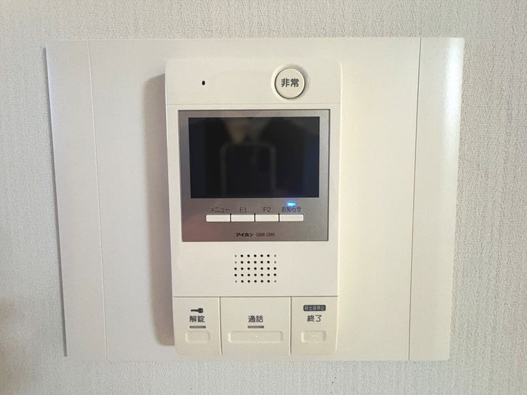 モニター付きインターホンで来客対応も安心です!