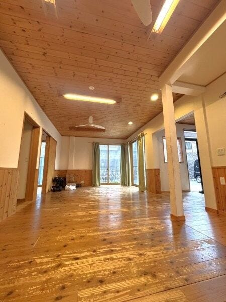 開放感あふれる広々LDK。