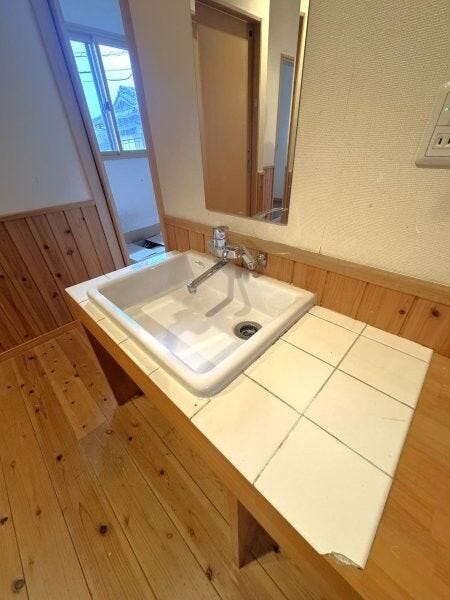 2階の洗面台です♪