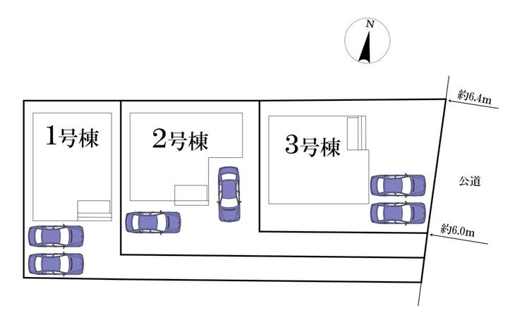 ◎区画図:1号棟
