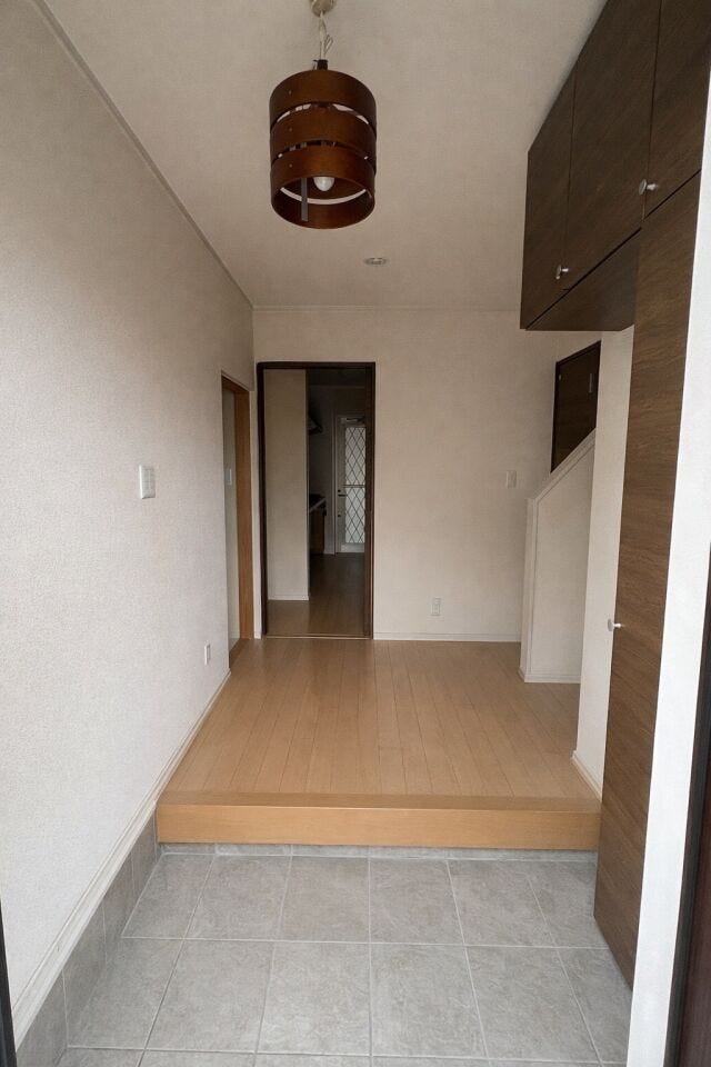 開放感のある広い玄関です。