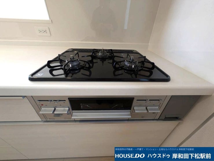 時短料理もはかどる3口コンロ