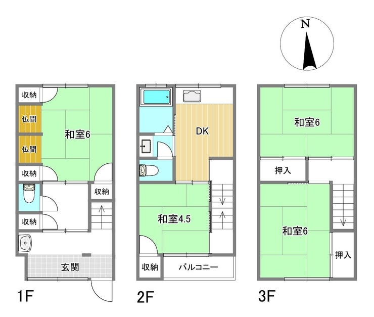 【間取り】
★随時ご見学可能♪住之江区不動産業者のハウスドゥ住之江へ気軽にお申し付け下さい♪