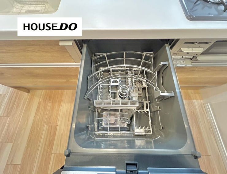 食洗機付で、家事時間を10分短縮!