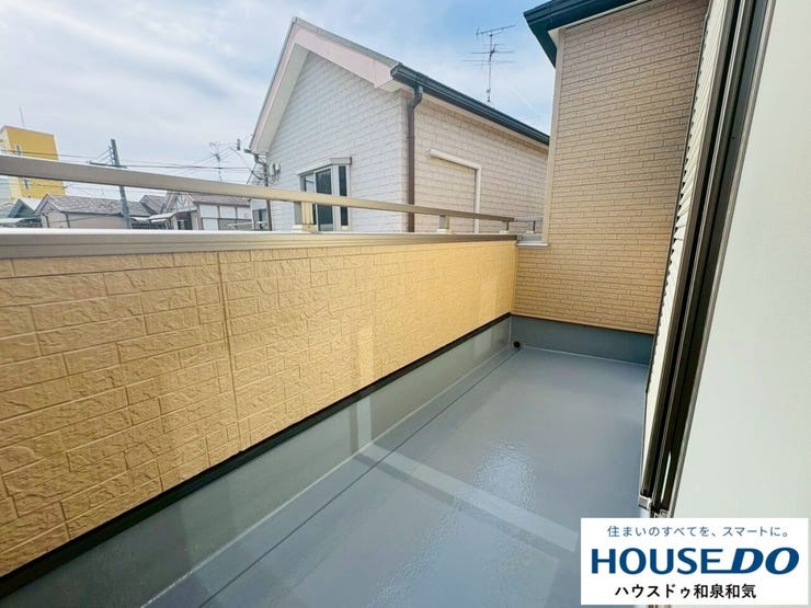 開放的なバルコニー