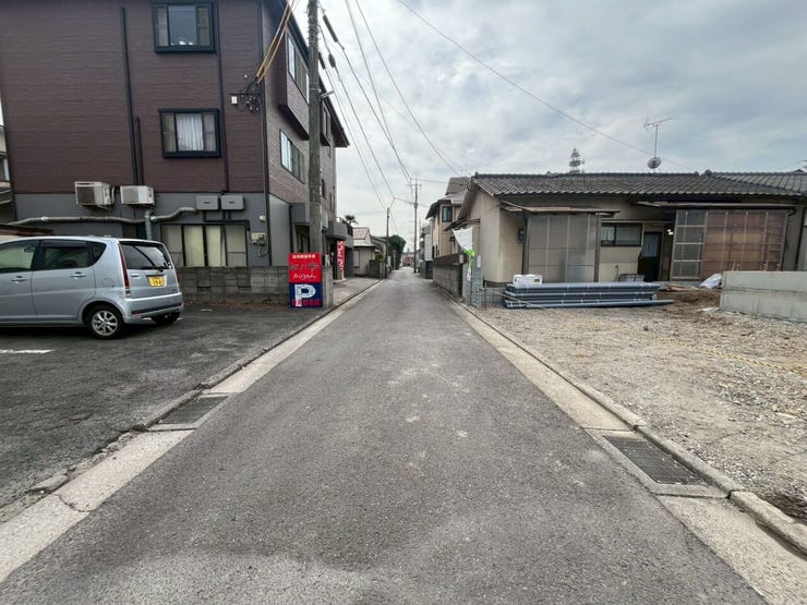 2026/2/24現在 建築中
前面道路です。
