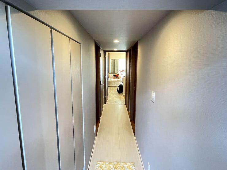 玄関シューズスペースもありしっかりと収納