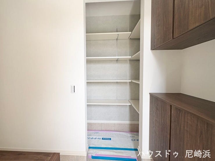 シューズボックス&シューズインクローゼットのダブル収納!