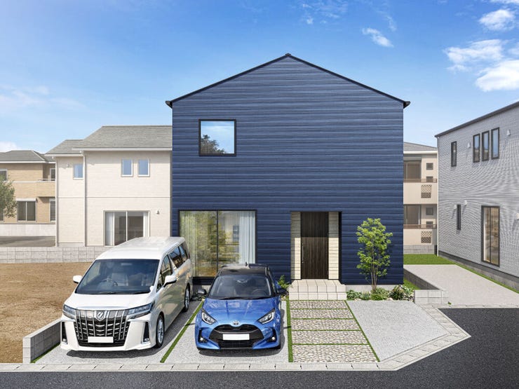 【外観】
閑静な住宅街に分譲中
※外構、周辺環境はイメージです。