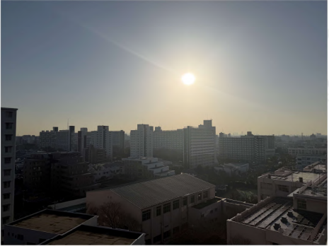 12階部分につき陽当たり・眺望良好。開放感あふれる景色が広がります。