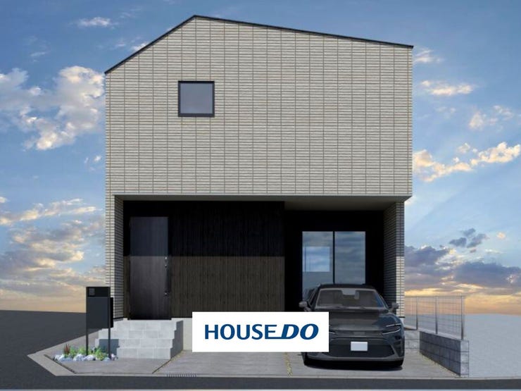 【外観】
日当たり・通風ともに良好な角地物件です 。並列で2台分の駐車スペースを確保しており、車の出し入れもスムーズ 。北側道路はセットバック済みで、将来にわたって安心感のある住環境です 。