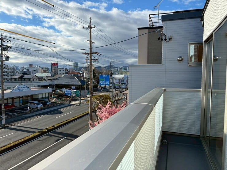 3階ならではの景色いいですね