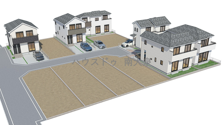 【外観】
※全区画イメージパース図