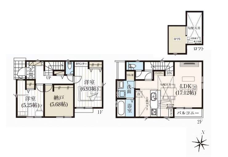 【建物プラン例(間取り図)】