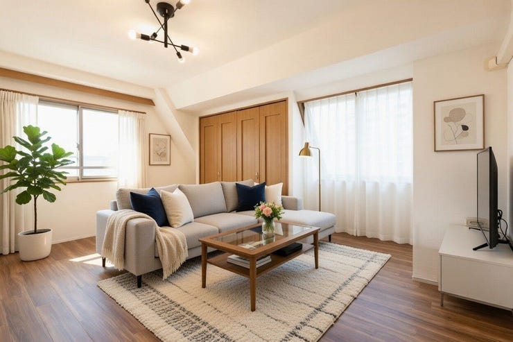 AIステージングした写真です。