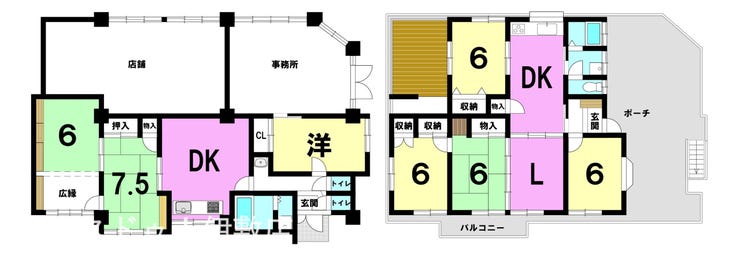 玉里団地３丁目 店舗付住宅