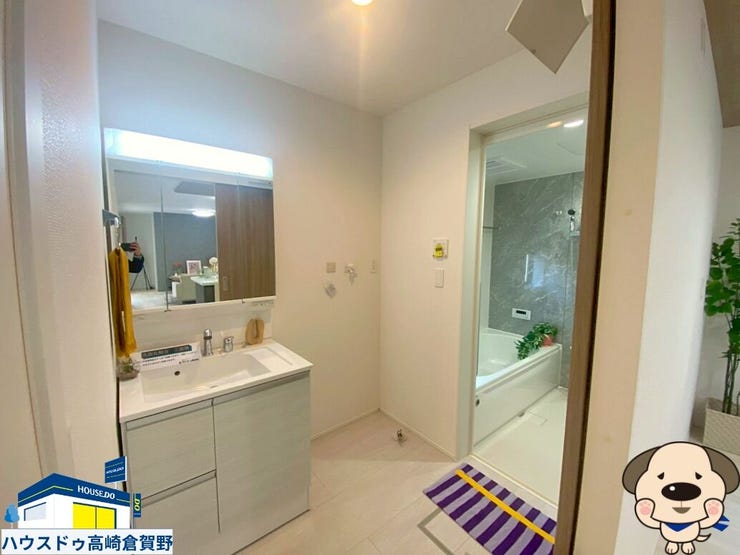 身支度も家事もスムーズに進む、使いやすい洗面スペース