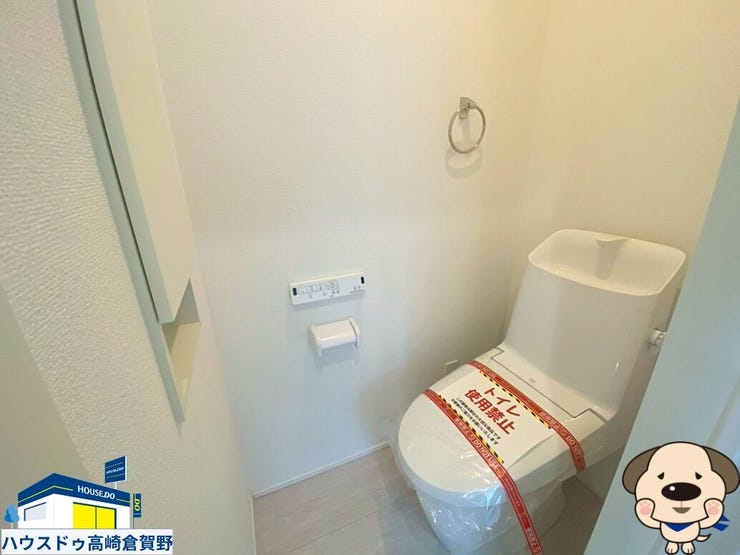 2階にもトイレ完備、忙しい朝もスムーズな動線