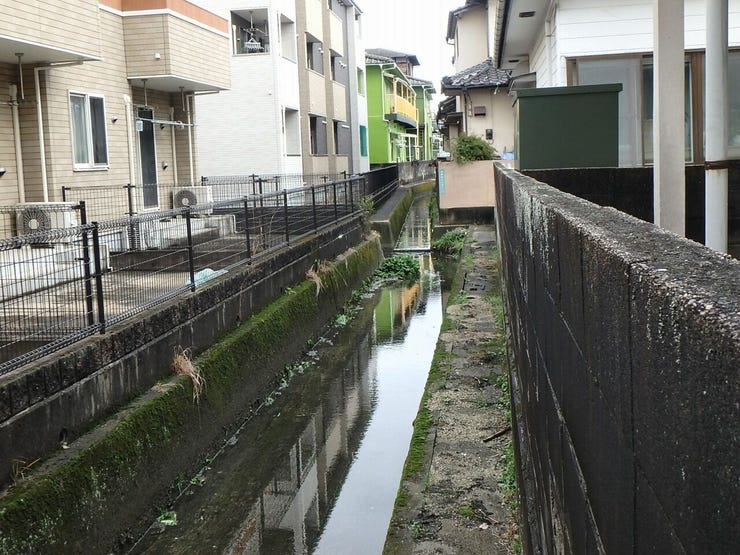 北側水路等(雨天時)