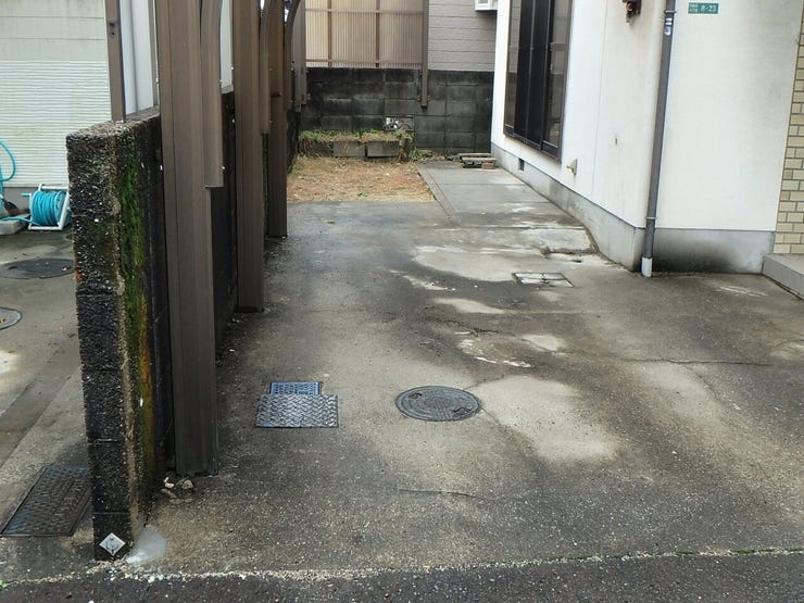 南面境界(雨天時)