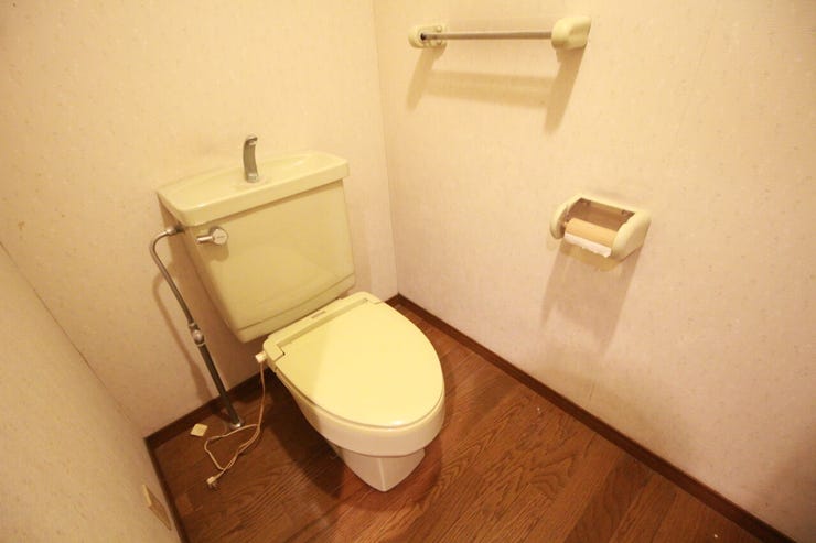 清潔感のあるトイレ。