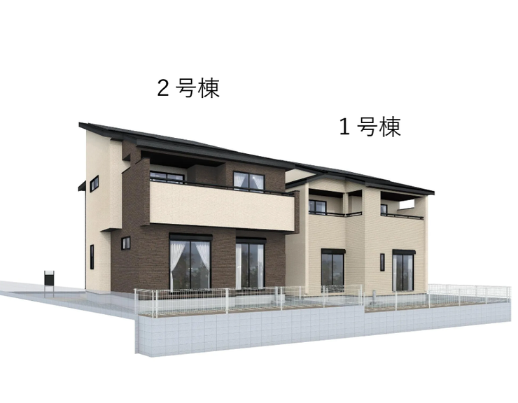 【外観】
■□1号棟完成予定図□■