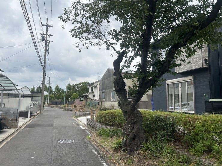 閑静な住宅地です。