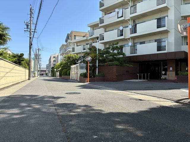 交通量の少ない道路