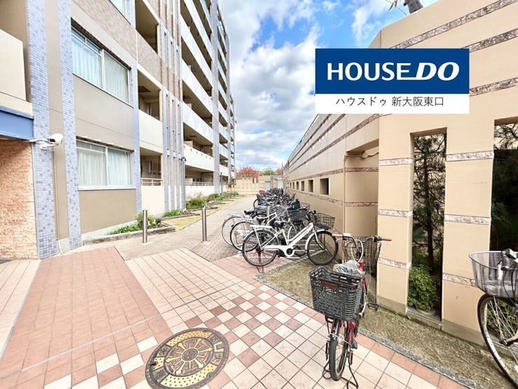 敷地内の駐輪場です。