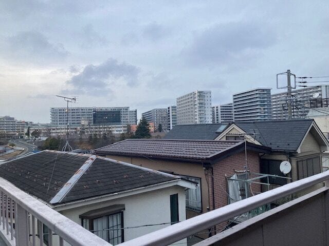 玄関からの眺望