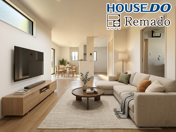 【リビング】
■家族の笑顔が集う中心地■お気に入りの家具を迎え、窓からは心地の良い光が差し込みます。※CGで家具を配置しています。