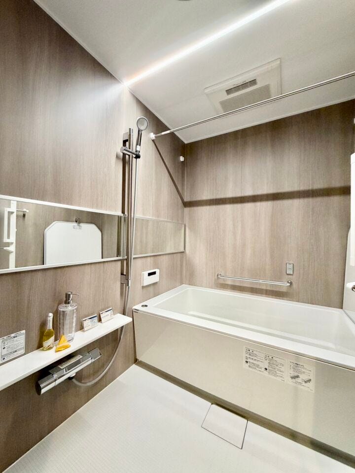 清潔感あふれる浴室は、疲れた体をゆったりと癒してくれます♪