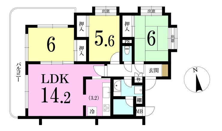 【外観】
◎間取り図