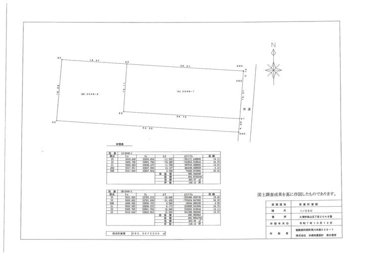 【B】旗竿地
分筆予定となります。