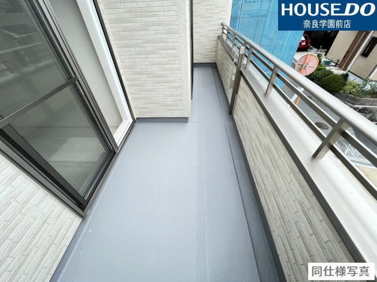 洗濯物やお布団もたっぷり干せる、ゆとりあるワイドバルコニー。日々の家事をスムーズにしてくれます。