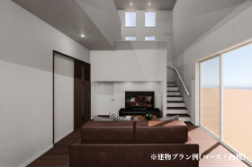 スキップフロアがあることでより広く・楽しく・立体的に暮らせることができます。