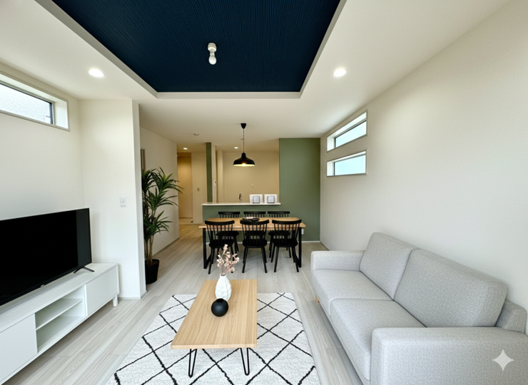 【Living】こちらの画像はAIによる家具イメージです。お部屋の雰囲気を感じてみてください♪