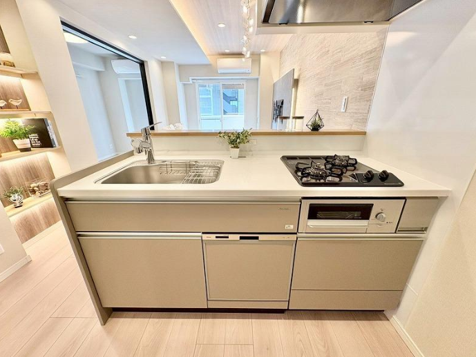 調理に困らない設置。