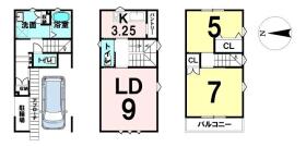 ゲストハウス　建築プラン例
建物価格：2080万円
建物面積：81.16㎡
※掲載の建物プランは一例です
※建物参考価格であり、実際の建築費用は仕様・設備・面積・地盤状況により変動します