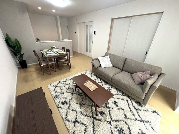 広々としたLDKは家具の配置も自由自在!