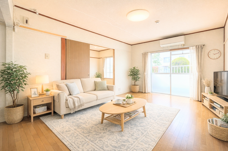 ※画像はイメージです。
実際の写真に家具や調度品をCG合成したものです。
(家具等は販売に含まれておりません)