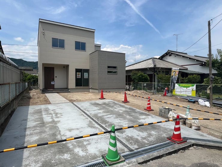 外構工事中です(2026年6月13日現在)