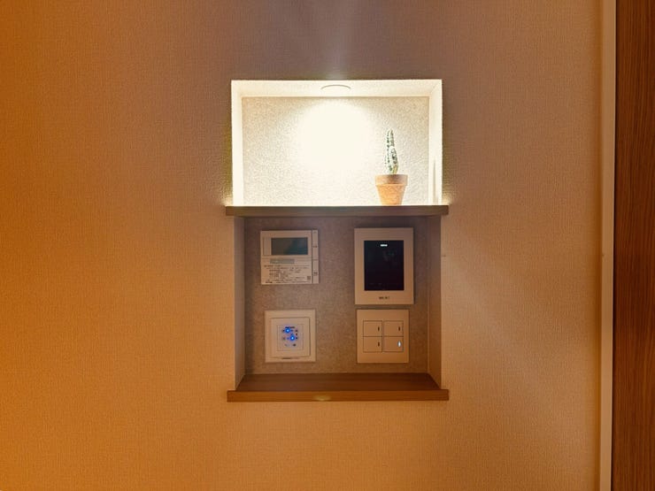 設備(2026年3月)撮影
◎本日案内可能◎
スイッチニッチはスイッチやリモコンが壁から飛び出さず、見た目が整います♪