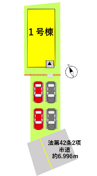 ■1号棟・車4台駐車可能■